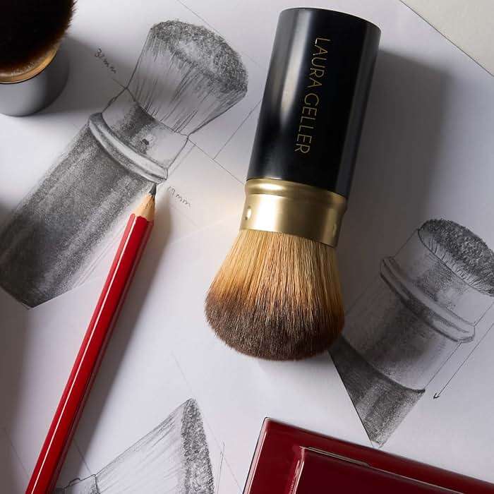 LAURA GELLER NEW YORK Cosmetic Professional Makeup Brushes - Cruelty-Free - 01 Retractable Airbrush Kabuki Brush - Image 9