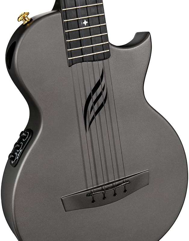 Enya Tenor Ukulele 26 Inch Carbon Fiber Acousticplus Cutaway Travel Ukelele for Beginner Bundle Kit with Online Lesson Including Gig Bag, Strap, Capo, and Strings Professional Ukalalee Yukalalee Gift - Image 3