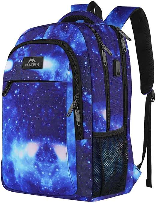 MATEIN Travel Backpack for Men Women, Anti Theft College Laptop Daypack for Men, Water Resistant Slim Travel Laptop Backpack Fits 15.6 In Computer Gifts for Him - Image 1