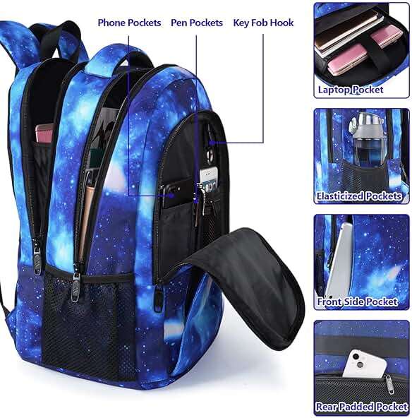MATEIN Travel Backpack for Men Women, Anti Theft College Laptop Daypack for Men, Water Resistant Slim Travel Laptop Backpack Fits 15.6 In Computer Gifts for Him - Image 4