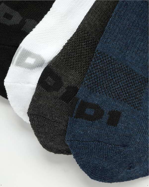 AND1 Mens Quarter Socks - 12 Pack Moisture Wicking Breathable Cushioned Athletic Performance Ankle Socks for Men (6-12.5) - Image 4