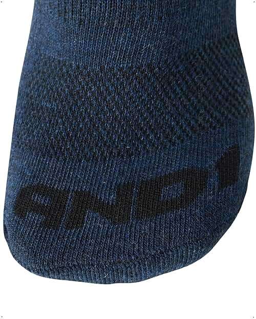 AND1 Mens Quarter Socks - 12 Pack Moisture Wicking Breathable Cushioned Athletic Performance Ankle Socks for Men (6-12.5) - Image 5
