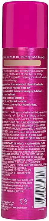 EVERPRO Gray Away Instant Root Cover Up Spray 2.5oz - Medium/Light Blonde - Image 8