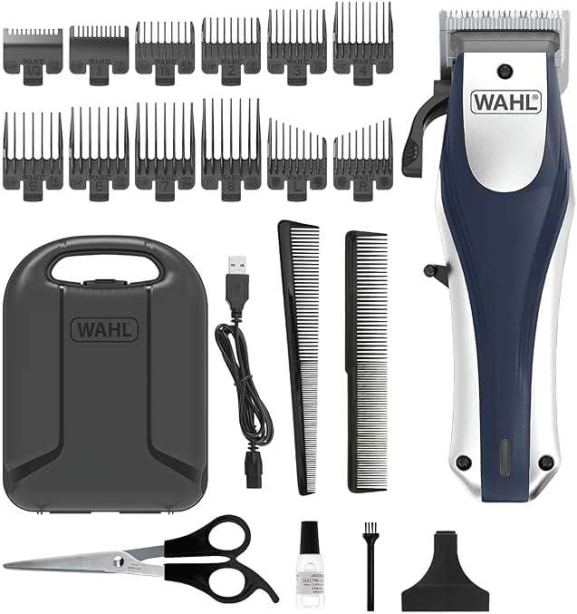 Wahl Lithium Ion Pro Rechargeable Cordless Hair Clippers for Men, Woman, & Children with Smart Charge Technology for Convenient at Home Haircutting - Model 79470 - Image 1
