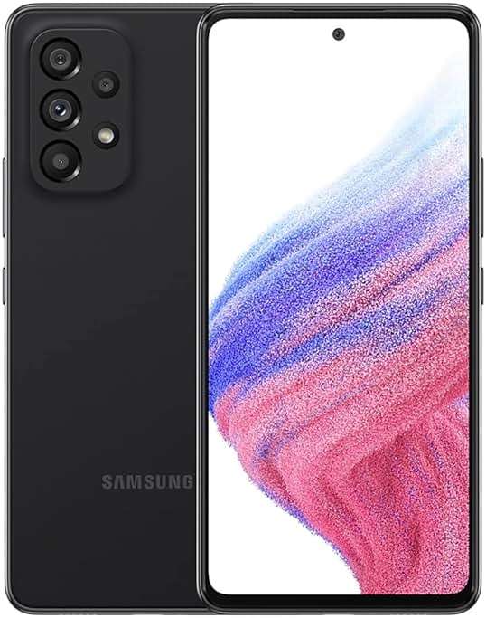 Samsung Galaxy A53 5G, 128GB + 6GB RAM, Black - Unlocked (Renewed) - Image 1
