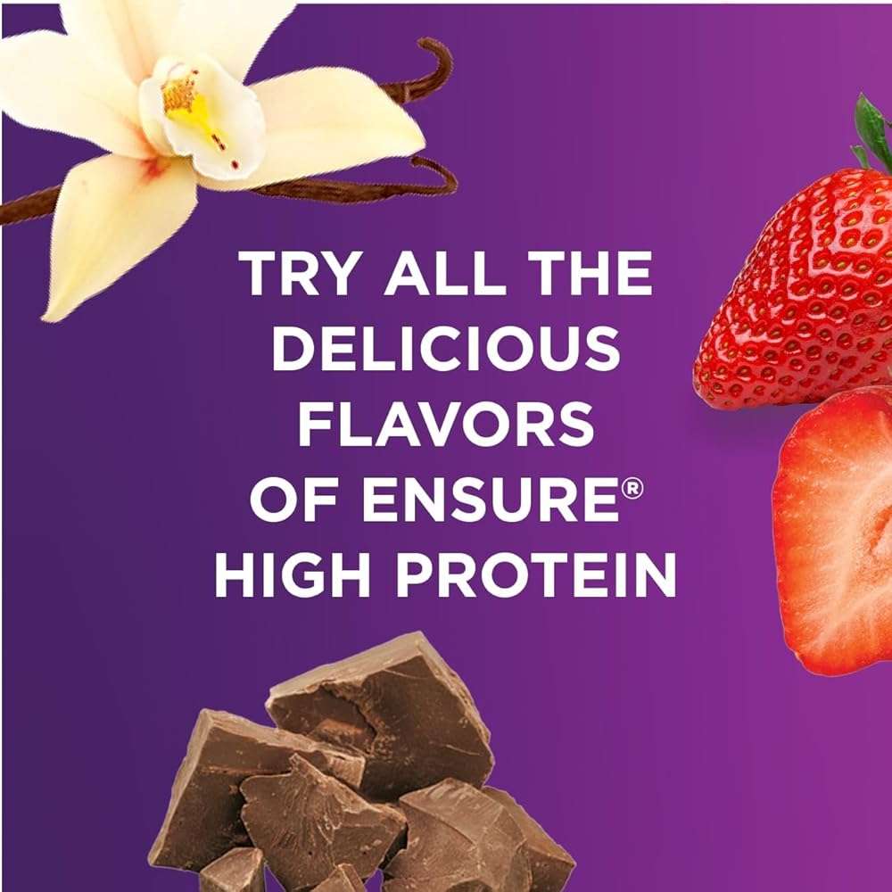 Ensure High Protein Bottled Milk Chocolate Nutrition Shake with Fiber, Ready to Drink, 16g Protein and 27 Vitamins and Minerals, 8 fl oz, 24 Pack - Image 5