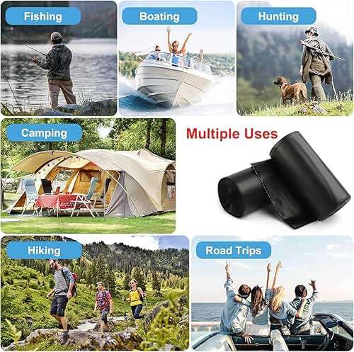 80 Portable Camping Toilet Bags, Biodegradable Porta Potty Bucket Toilet Bags, 8 Gallon Compostable Thickened Trash Garbage Bags - Image 6
