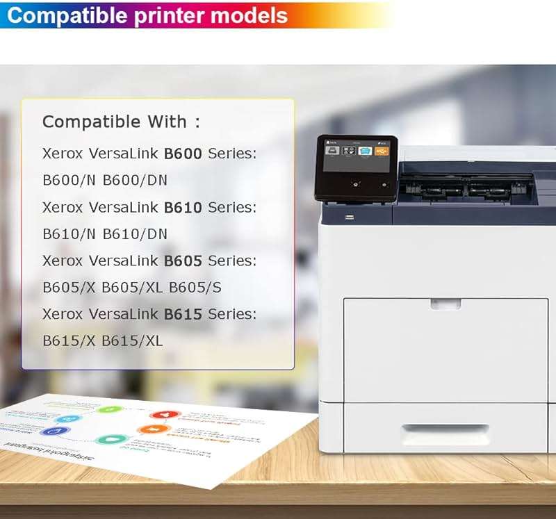 CHENPHON VersaLink B600 /B605 /B610 /B615 Toner Cartridge 106R03942 Replacement for Xerox Versa Link B600/N B600/DN B610/N B610/DN B605/X B605/S Printer Ink | High Capacity Balck (25,900 Pages) - Image 2