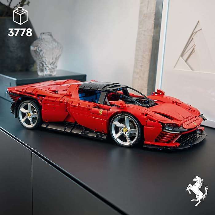 LEGO Technic Ferrari Daytona SP3 42143, Race Car Model Building Kit, 1:8 Scale Advanced Collectible Set for Adults, Ultimate Cars Concept Series, Great Anniversary and Father's Day Gift for Car Lover - Image 3