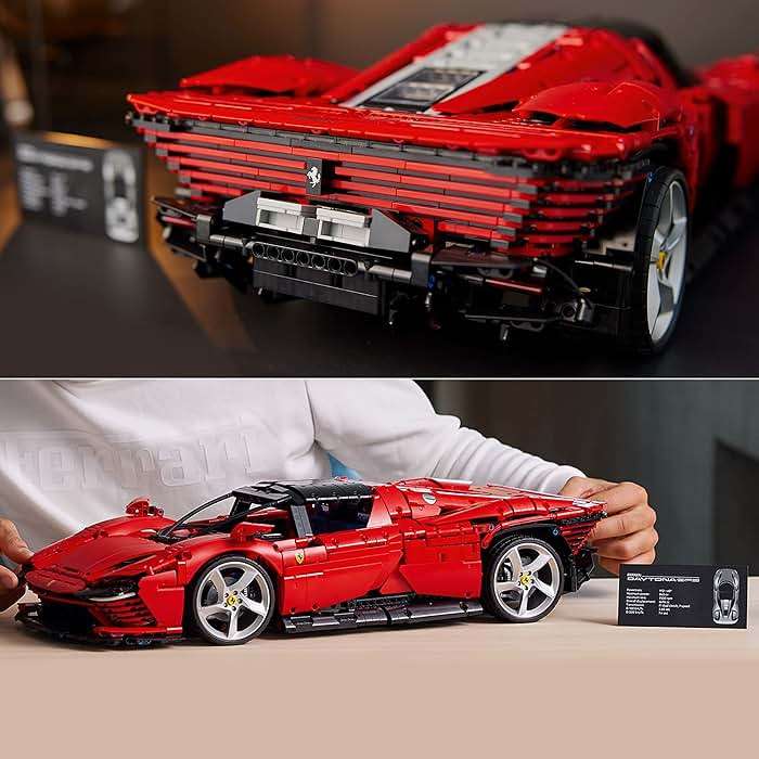 LEGO Technic Ferrari Daytona SP3 42143, Race Car Model Building Kit, 1:8 Scale Advanced Collectible Set for Adults, Ultimate Cars Concept Series, Great Anniversary and Father's Day Gift for Car Lover - Image 4