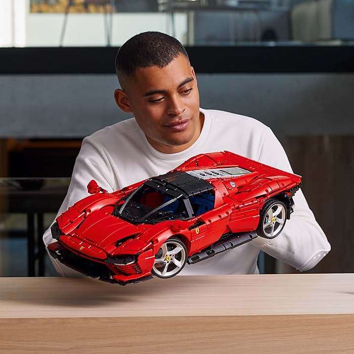 LEGO Technic Ferrari Daytona SP3 42143, Race Car Model Building Kit, 1:8 Scale Advanced Collectible Set for Adults, Ultimate Cars Concept Series, Great Anniversary and Father's Day Gift for Car Lover - Image 7