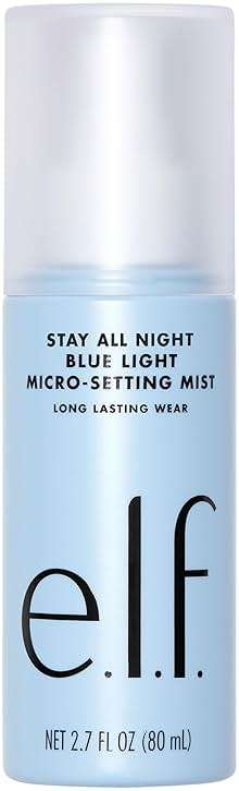 e.l.f. Stay All Night Blue Light Micro-Setting Mist, Setting Spray & Skin Refresher For A Matte Finish, Reduces Blue Light Transmission, 2.7 Fl Oz - Image 2
