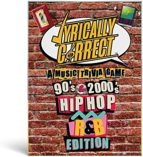 Lyrically Correct 90s & 2000s Hip-Hop & R&B Music Trivia Card Game for Adults & Families – Do You Know The Lyrics? Party Game for Game Night, Cookouts & Family Gatherings - Image 2
