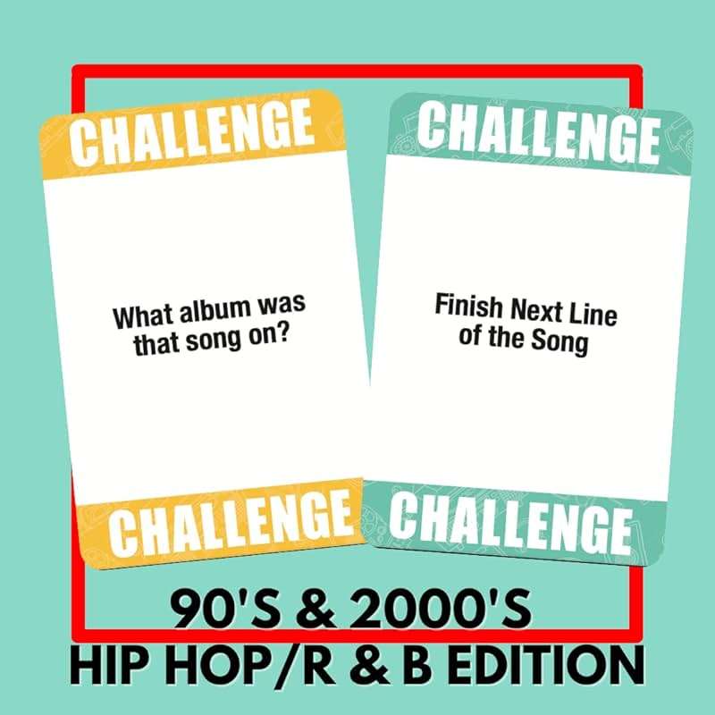 Lyrically Correct 90s & 2000s Hip-Hop & R&B Music Trivia Card Game for Adults & Families – Do You Know The Lyrics? Party Game for Game Night, Cookouts & Family Gatherings - Image 6
