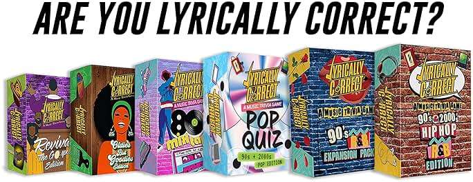 Lyrically Correct 90s & 2000s Hip-Hop & R&B Music Trivia Card Game for Adults & Families – Do You Know The Lyrics? Party Game for Game Night, Cookouts & Family Gatherings - Image 7