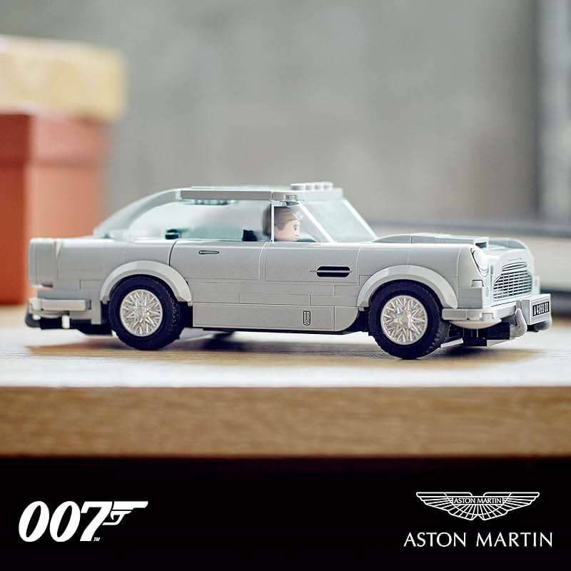 Lego Speed Champions 007 Aston Martin DB5 76911 Building Toy Set Featuring James Bond for Kids, Boys and Girls Ages 8+ (298 Pieces), 10.32 x 5.55 x 2.4 inches - Image 2