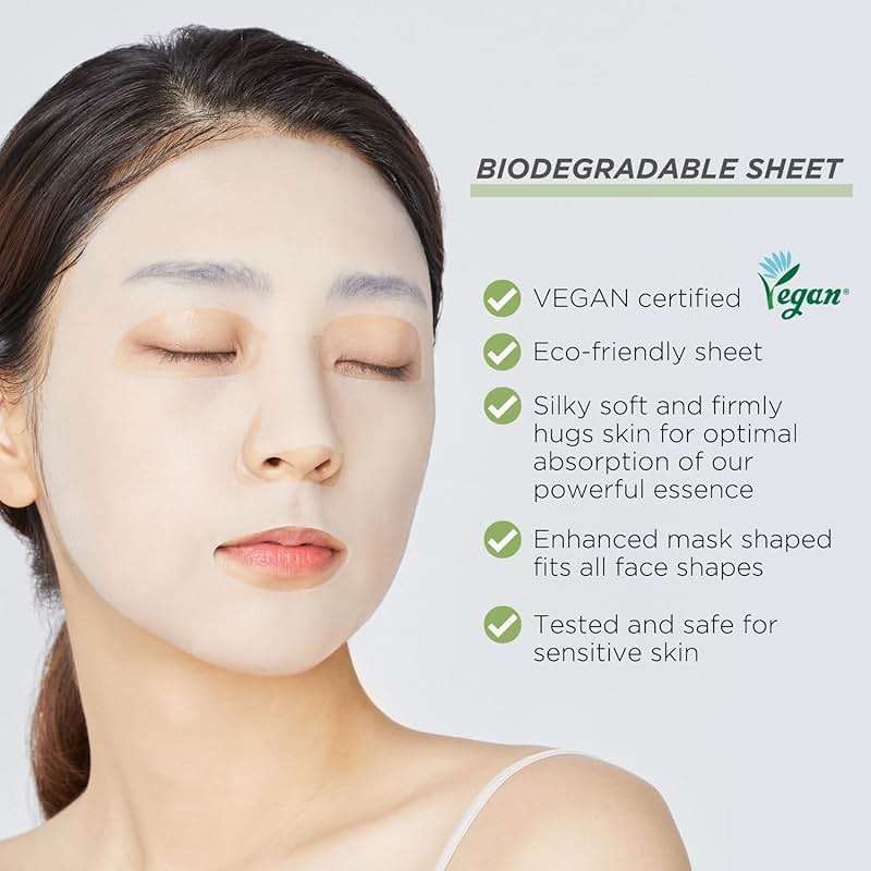 Mediheal Best Korean Sheet Mask - Tea Tree Essential Face Mask 10 Sheets For All Skin Types Korean Best Sheet Mask Soothing Calming - Image 4