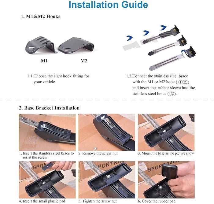 Adjustable Car Roof Rack Cross Bars with Anti-Theft Lock, Heavy-Duty Aluminum Roof Rail for Bike, Kayak, Cargo, Luggage – Fits Vehicles with Rain Gutter Spacing 42.91in-44.88in (2PCS) - Image 4