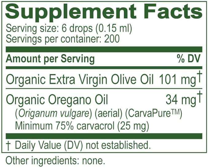 Island Nutrition, Oil of Oregano Organic Liquid Drops (1 fl oz) - Blend of Organic Oregano Oil & Olive Oil, Grown in Spain. - Image 6