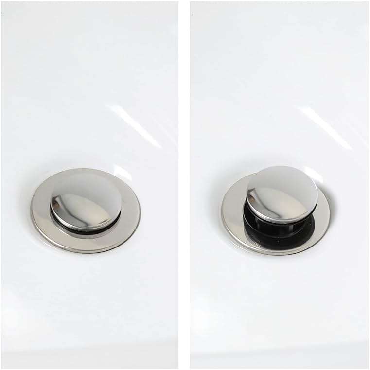 Bathroom Sink Pop-up Stopper Replacement for Lavatory Pop-up Drain Assembly, Chrome, 11041 - Image 4