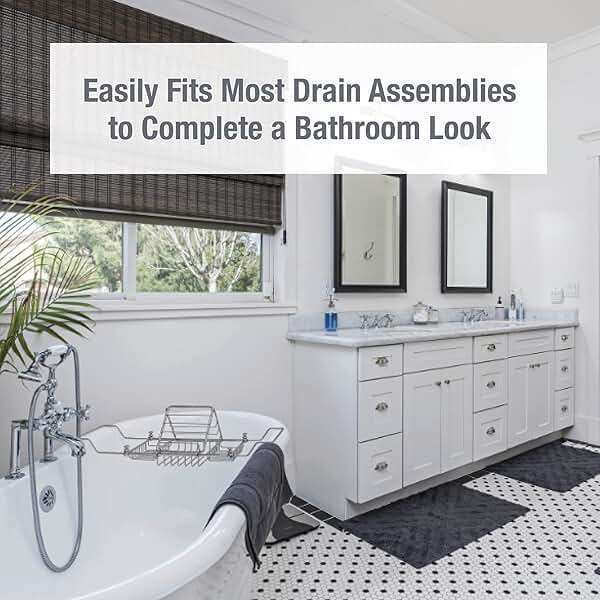 Bathroom Sink Pop-up Stopper Replacement for Lavatory Pop-up Drain Assembly, Chrome, 11041 - Image 6