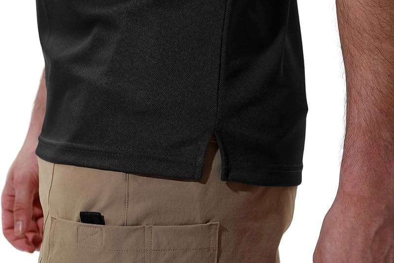 Rdruko Men's Polo Shirts Short Sleeve Quick Dry Outdoor Golf Sports Shirts with Pocket - Image 7