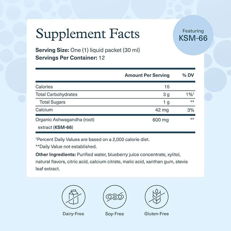 Youtheory Ashwagandha Liquid - with Organic KSM-66 Ashwagandha - Herbal Blend to Support Stress Relief & Energy Levels* - Helps Support Mood* - 1 oz Single Serve Packet, Pack of 12 - Image 2