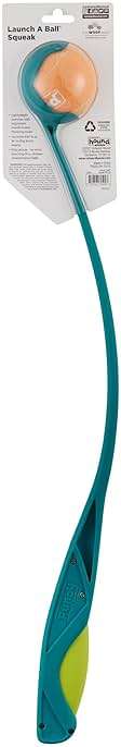 Outward Hound Launch A Ball Squeak Dog Ball Launcher, Interactive Fetch Toy, Squeaker Handle, Long-Distance Play, Slobber-Free Pickup - Image 7