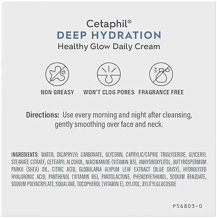Cetaphil Deep Hydration Healthy Glow Daily Face Cream, 1.7 oz, 48 Hour Dry Skin Face Moisturizer for Sensitive Skin, With Hyaluronic Acid, Vitamin E & Vitamin B5 - Image 2