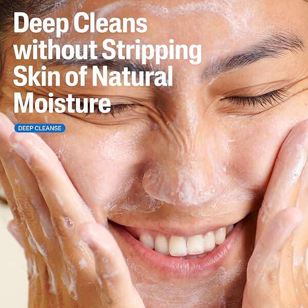 Cetaphil Face Wash, Daily Facial Cleanser for Sensitive, Combination to Oily Skin, 16 Oz, Fragrance Free, Gentle Foaming, Soap Free, Hypoallergenic - Image 5