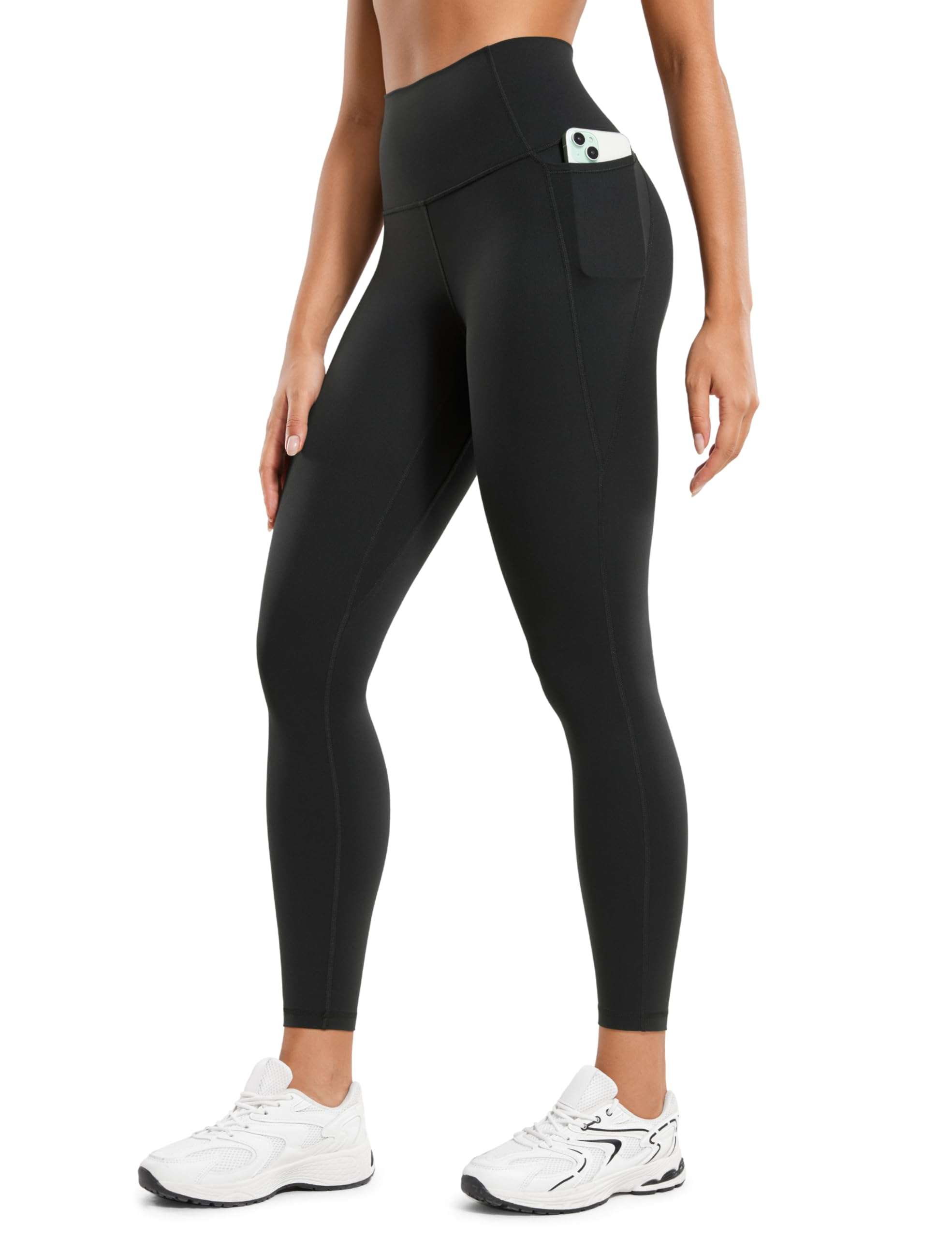 CRZ YOGA Butterluxe Workout Leggings Pockets 25'' - High Waisted Gym Womens Yoga Pants Buttery Soft - Image 1