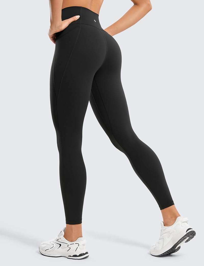 CRZ YOGA Butterluxe Workout Leggings Pockets 25'' - High Waisted Gym Womens Yoga Pants Buttery Soft - Image 2