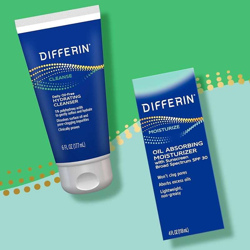 Differin Facial Cleanser, Daily Oil Free Hydrating Face Wash by the makers of Differin Gel, Gentle Skin Care for Acne Prone Skin, PHAs, 6 Oz. - Image 7