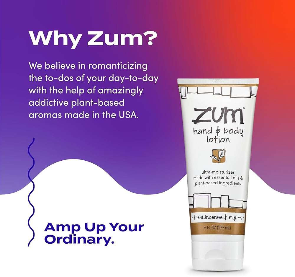 Zum Indigo Wild Hand & Body Lotion - Natural Hand Lotion for Dry Hands - Body Lotion for Women & Men - Body Moisturizers Include Shea Butter - Frankincense & Myrrh Scent - 6 fl oz (2 Pack) - Image 6