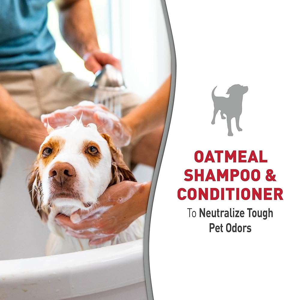 Nature's Miracle Nature’s Miracle Oatmeal Shampoo & Conditioner for Dogs, 32 Oz, Pistachio Cream Scent - Image 3