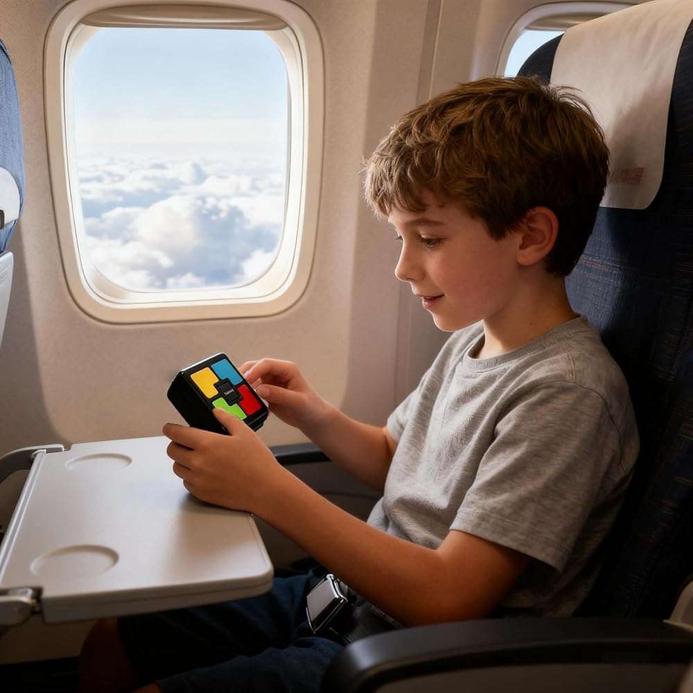 tingbowie Lights Up Memory Game Handheld Electronic Toy, Color Memorizing with Lights and Sounds - Image 2