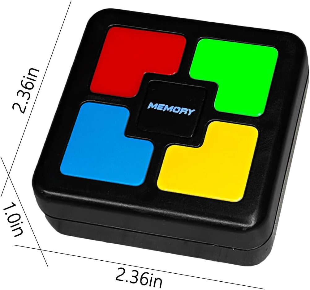 tingbowie Lights Up Memory Game Handheld Electronic Toy, Color Memorizing with Lights and Sounds - Image 3