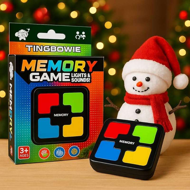 tingbowie Lights Up Memory Game Handheld Electronic Toy, Color Memorizing with Lights and Sounds - Image 4