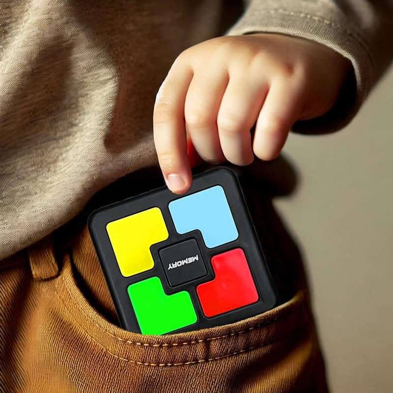 tingbowie Lights Up Memory Game Handheld Electronic Toy, Color Memorizing with Lights and Sounds - Image 6