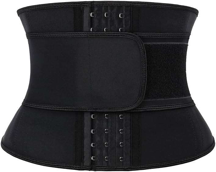 Atbuty Short Torso Waist Trainers Cincher for Women Corset Underbust Latex Sport Girdle Hourglass Body Shaper - Image 1