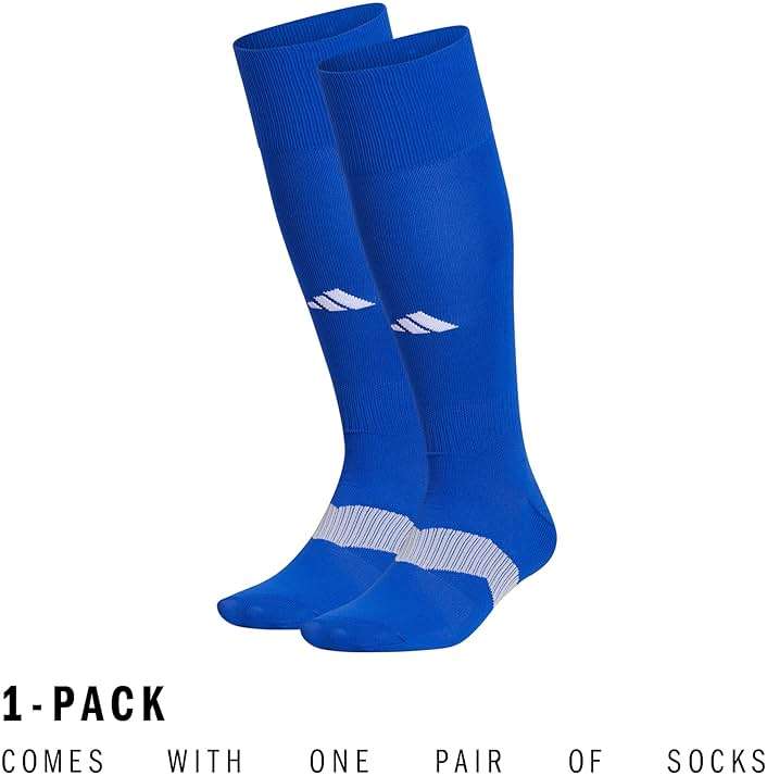 adidas Unisex Metro Soccer Socks or Calf Sleeves (1 Pair) Over-the-Calf - Image 5