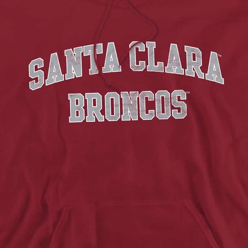 LOGOVISION Santa Clara University Official Broncos Logo Unisex Adult Pull-Over Hoodie - Image 2