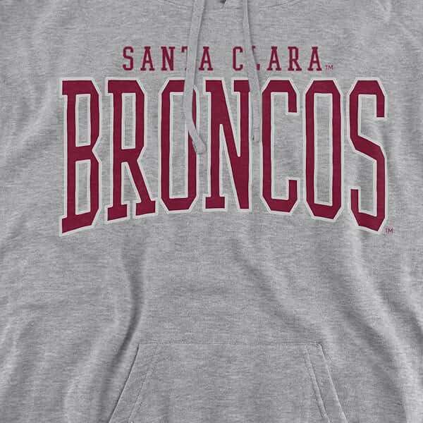 LOGOVISION Santa Clara University Official Est. Date Unisex Adult Pull-Over Hoodie - Image 2