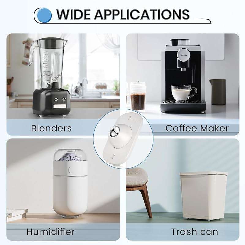 TRVL FIELDER Self Adhesive Caster Wheels, Appliance Rollers Appliance Slider for Kitchen, 360° Swivel Small Casters - Solve Coffee Maker Air Fryer Small Appliances Countertop Sliding (8, White-Swivel) - Image 7