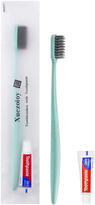 Xuezoioy Disposable Toothbrushes with Toothpaste,30 Pack Green Individually Wrapped Disposable Travel Toothbrushes Kit in Bulk for Homeless,Nursing Home,Hotel,Charity - Image 7
