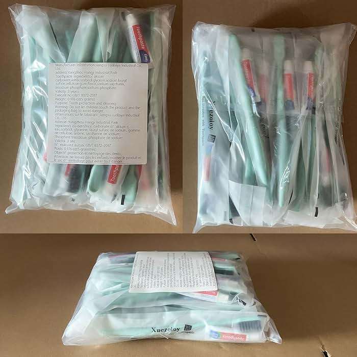 Xuezoioy Disposable Toothbrushes with Toothpaste,30 Pack Green Individually Wrapped Disposable Travel Toothbrushes Kit in Bulk for Homeless,Nursing Home,Hotel,Charity - Image 8