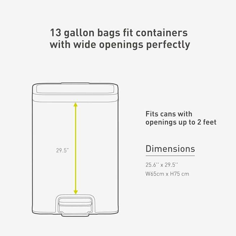 EKO 13 Gallon / 40-60 Liter, 60 Count Drawstring Trash Bags, Extra-Strong Unscented Garbage Bags, Easy-Dispense Roll for Kitchen & Household Use, Leak-Resistant, Code F, White - Image 7