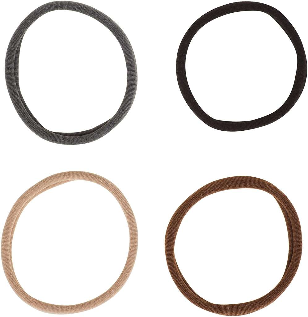 Goody Ouchless Seamless Hair Elastics, 10 Ct, Neutral Tones, Damage-Free Gentle Hold Ties, No Snag or Pull, For All Occasions, Chic Styling Accessories for Women & Men, All Hair Types - Image 3
