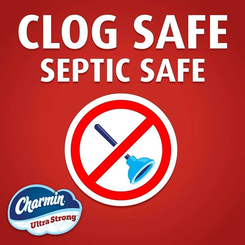 Charmin Ultra Strong Clean Touch 2-Ply Toilet Paper, 18 Family Mega Rolls = 90 Regular Rolls, White - Image 8