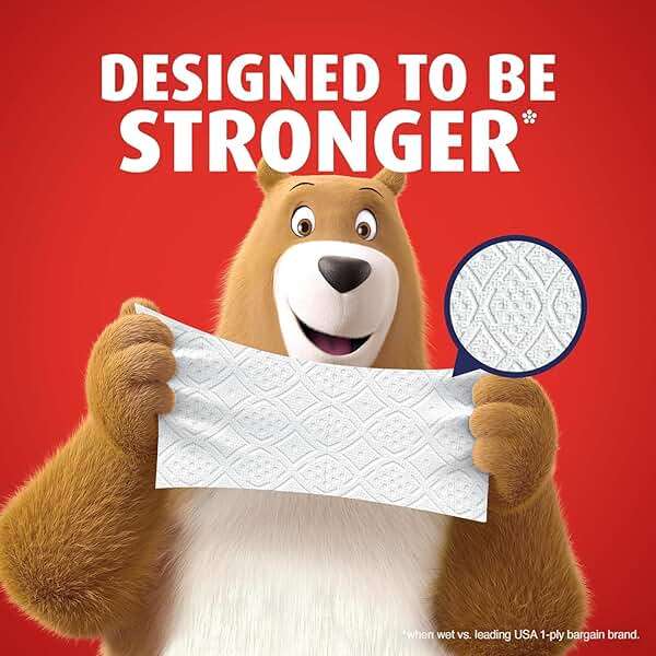 Charmin Ultra Strong Clean Touch Toilet Paper, 24 Family Mega Rolls = 120 Regular Rolls - Image 3